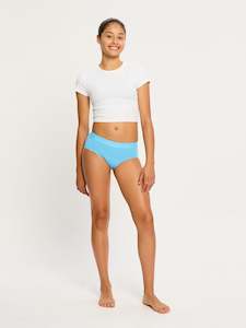 Teen Underwear: Teen Hipster Boyleg Moderate Bubble Blue