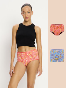 Classic: SmileyWorld® | Modibodi Classic Full Brief & Boyshort 2 Pack