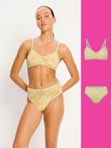 Buttercup Bralette & Hi Waist Brief Set