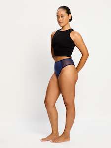 Allure Hi Waist Brief Moderate Night sky Blue