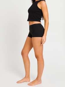 Basic Boyshort Super Black