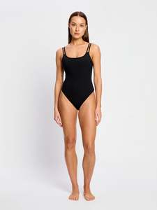 One Pieces: Swimwear One Piece Light Black