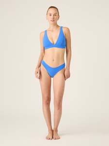 Swimwear Soft Stretch Brazilian Brief Light Ultramarine Blue