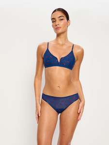 Intimates Spicy Day Cheeky Brief Light Navy Chilli