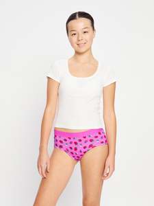 Teen Hipster Boyleg Moderate Strawberry Sorbet Pink