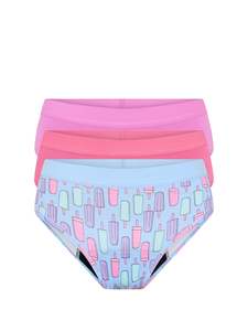 Teen Hipster Boyleg 3 Pack Moderate Sweet Sorbet Multi