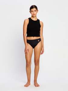 West Ham United Women X Modibodi Seamfree Bikini Moderate Black