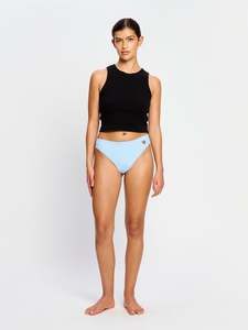 West Ham United Women X Modibodi Seamfree Thong Light Cerulean Blue