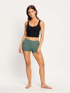 Women: Classic Boyshort Super Nocturnal Green