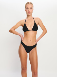 Swimwear Triangle Bikini Top Black