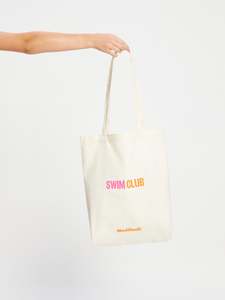 Swim Club Tote Bag Natural