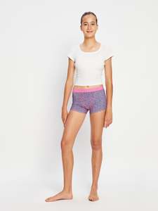 Teen Underwear: Teen Hipster Boyshort Super Mystic Leopard Pink
