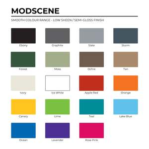 Modscene Accessories: Modscene Colour Samples