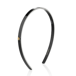 Products: Balmain Small Acetate Black & White Headband - 2024 Anniversary Collection MODSTOYOU