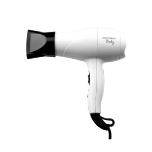Silver Bullet Travel Hair Dryer White Modstoyou