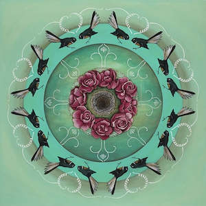 Cards: Fantail Kaleidoscope