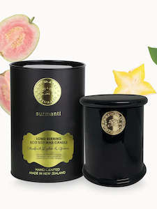 All Gifts: Surmanti Eco Long Burn Candle- Starfruit Lychee and Guava