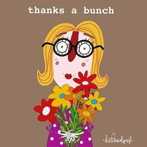 All Gifts: Card   Thanks a Bunch