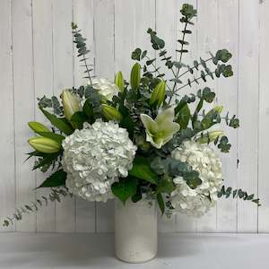 Green and white Classic Bouquet