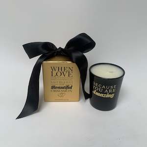 Valentines Day: Perfect gift -  You Are Amazing Surmanti Candle Gingerbread or Christmas Lily fragrance