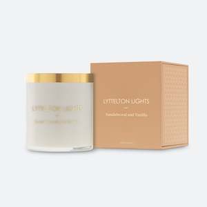 Lyttelton Lights Sandalwood & Vanilla Candle