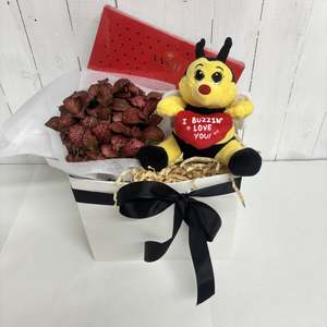 Bundles: The cutest Buzzin' Love bundle with houseplant and chocolates