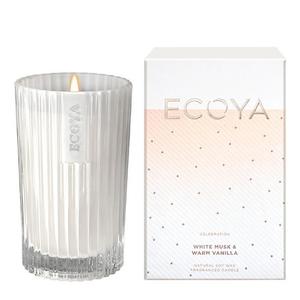 Valentines Day: Ecoya White Musk & Warm Vanilla Celebration Candle