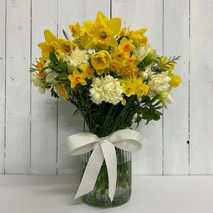 Spring Posy- complete with vase, perfect gift for someone special.