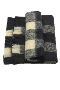 Mohair Merino Travel Rug Friesian