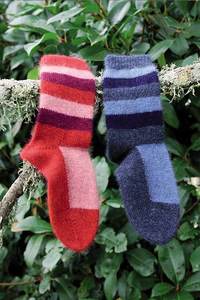 Products: Kids Merino Possum Striped Sock