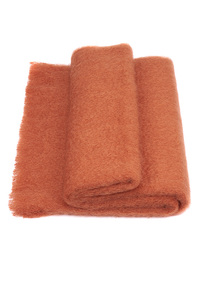 Products: Mohair Throw Terracotta