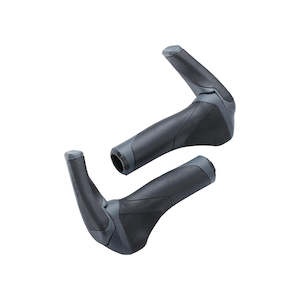 Grips: BBB Ergostyle Set w/ Bar Ends Grips black/grey