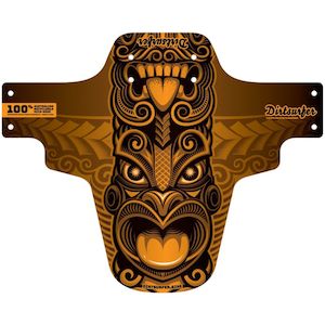 Mudguards: Dirtsurfer Tiki Orange Mudguard