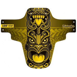 Mudguards: Dirtsurfer Tiki Yellow Mudguard