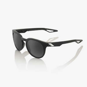 Glasses Goggles: 100% Campo Sunglasses - Soft Tact Black - Grey PeakPolar