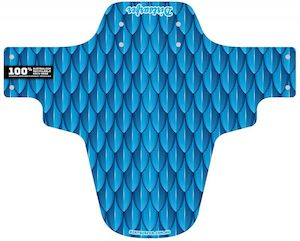 Dirtsurfer Mudguards: Dirtsurfer Scales Blue Mudguard