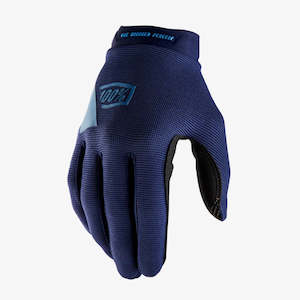 Bike Clothing: 100% RideCamp Womans Gloves – Navy / Slate
