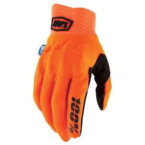 100% Cognito D30 Gloves – Fluorescent Orange