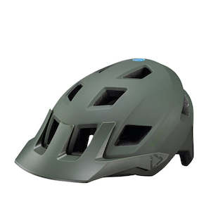 Bike Clothing: Leatt MTB AllMtn 1.0 V24 Helmet – Spinach
