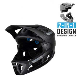 Bike Clothing: Leatt Enduro 2.0 Convertible Helmet – V23 Stealth