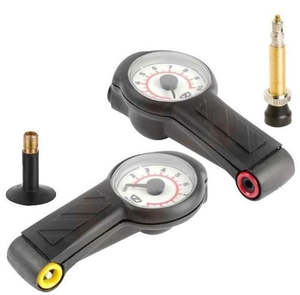 Bike Pumps: Zefal Twin Graph Dual Tyre Pressure Gauge