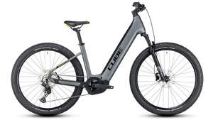 Cube Reaction Hybrid Pro Easy Entry Grey /Green – 625Wh Step Through E-bike