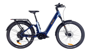Black Glide ST Full Suspension Step Thru E-Bike