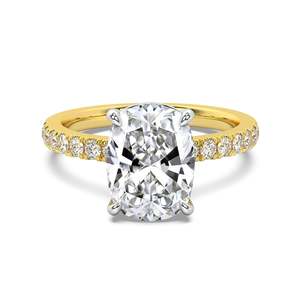 Engagement Rings: Manila|  Elongated Cushion Diamond Engagement Ring