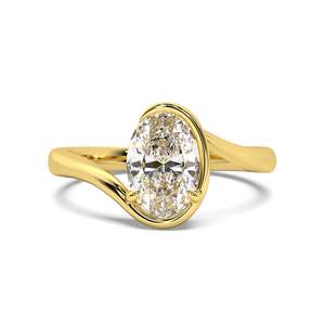 Engagement Rings: Oslo  |  Oval Diamond Engagement Ring