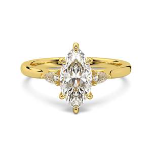 Kashan  |  Marquise Diamond Engagement Ring