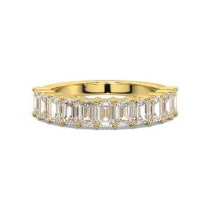 Wedding Bands: Sierra  |  Emerald Cut Diamond Wedding band
