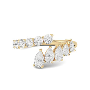 The Azores  |  Pear Diamond Wrap Ring