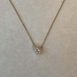 Asymmetric Marquise Diamond Pendant