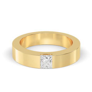 Gents: Kamen  |  Princess Cut Diamond Ring